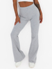 Cotton Sweatpants With Wide Legs | grey C139
